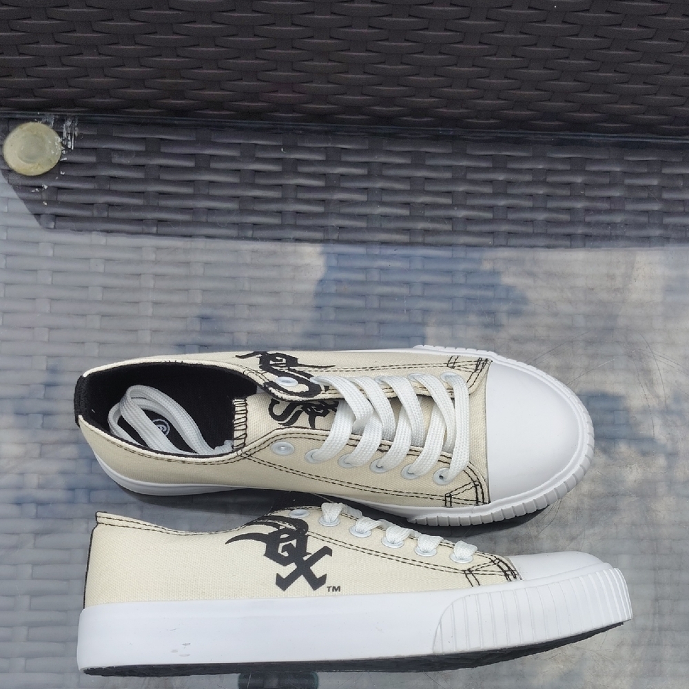 Women's Cream Athletic Shoes